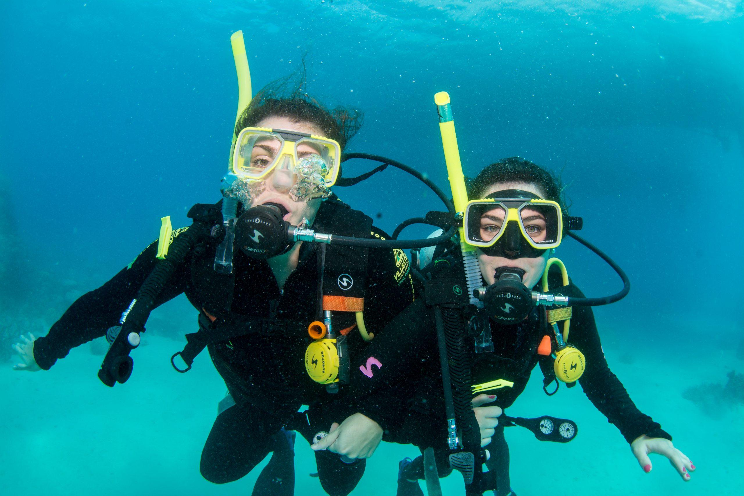 Corinne Campbell snorkeling and scuba diving in Australia